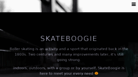 What Skateboogie.net website looked like in 2016 (7 years ago)