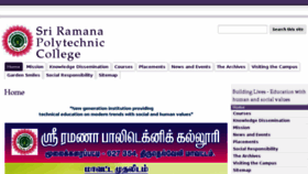 What Sriramanacollege.in website looked like in 2016 (7 years ago)