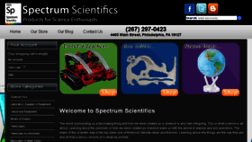 What Spectrum-scientifics.com website looked like in 2016 (7 years ago)