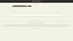 What Sohbetbalim.net website looked like in 2016 (7 years ago)