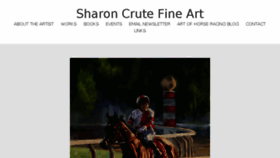 What Sharoncrute.com website looked like in 2016 (7 years ago)