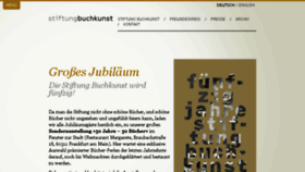 What Stiftung-buchkunst.de website looked like in 2016 (7 years ago)