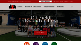 What Socsd.org website looked like in 2016 (8 years ago)