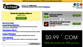 What Sydkic.com website looked like in 2016 (8 years ago)