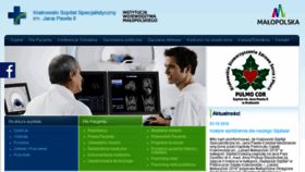 What Szpitaljp2.krakow.pl website looked like in 2016 (8 years ago)