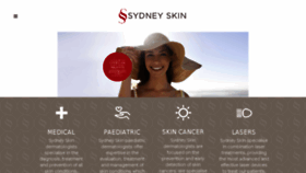 What Sydneyskin.com website looked like in 2016 (7 years ago)