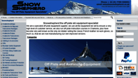 What Snowshepherd.co.uk website looked like in 2016 (7 years ago)