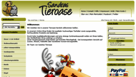 What Sandras-tieroase.de website looked like in 2016 (7 years ago)