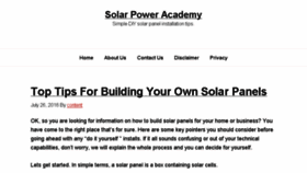 What Solarpanelexposed.com website looked like in 2016 (7 years ago)