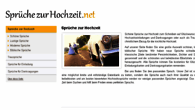 What Spruechezurhochzeit.net website looked like in 2016 (7 years ago)