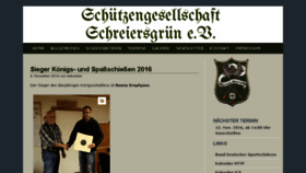 What Sg-schreiersgruen.de website looked like in 2016 (7 years ago)