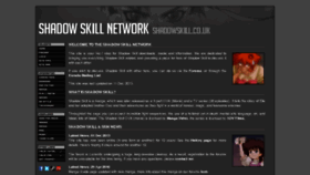 What Shadowskill.co.uk website looked like in 2016 (7 years ago)