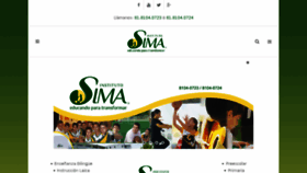 What Sima.edu.mx website looked like in 2016 (7 years ago)