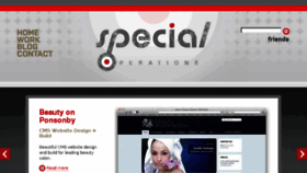 What Specialops.co.nz website looked like in 2016 (7 years ago)