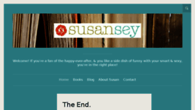 What Susansey.com website looked like in 2016 (7 years ago)