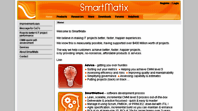 What Smartmatix.com website looked like in 2016 (7 years ago)