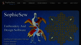 What Sophiesew.com website looked like in 2016 (7 years ago)