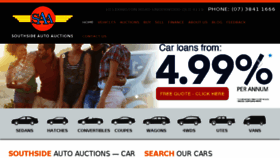 What Southsideautoauctions.com.au website looked like in 2016 (7 years ago)