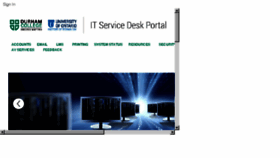 What Servicedesk.dc-uoit.ca website looked like in 2016 (7 years ago)