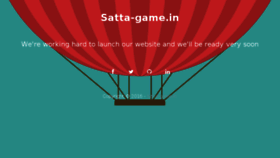 What Satta-game.in website looked like in 2016 (7 years ago)