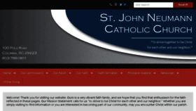 What Stjohnneumannsc.com website looked like in 2016 (7 years ago)