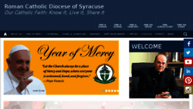 What Syracusediocese.org website looked like in 2016 (7 years ago)