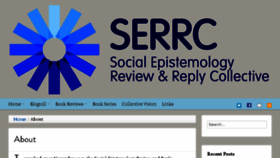 What Social-epistemology.com website looked like in 2016 (7 years ago)