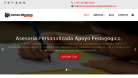 What Servicioseducativosalejandrapadilla.com website looked like in 2016 (7 years ago)