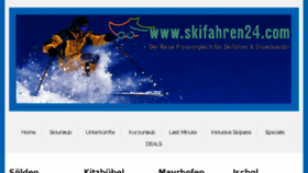 What Skifahren24.com website looked like in 2016 (7 years ago)