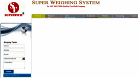 What Supertechscales.com website looked like in 2016 (7 years ago)