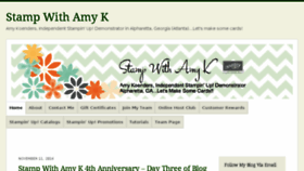 What Stampwithamyk.com website looked like in 2016 (7 years ago)
