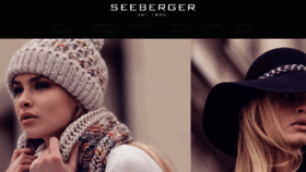 What Seeberger-hats.com website looked like in 2016 (7 years ago)