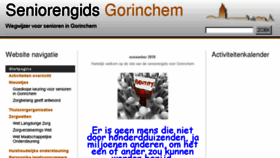 What Seniorengids-gorinchem.nl website looked like in 2016 (7 years ago)