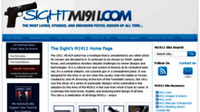 What Sightm1911.com website looked like in 2016 (7 years ago)