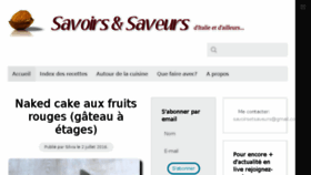 What Savoirsetsaveurs.com website looked like in 2016 (7 years ago)