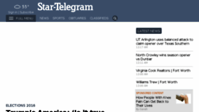 What Star-telegram.com website looked like in 2016 (7 years ago)