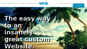 What Splashcoding.com website looked like in 2016 (7 years ago)