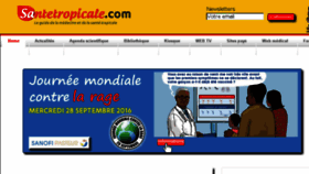 What Santetropicale.com website looked like in 2016 (7 years ago)