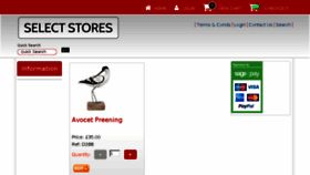What Selectstores.co.uk website looked like in 2016 (7 years ago)