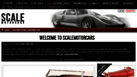 What Scalemotorcars.com website looked like in 2016 (7 years ago)