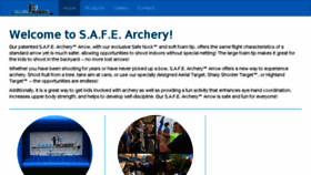 What Safearchery.com website looked like in 2016 (7 years ago)