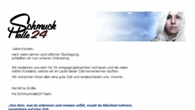 What Schmuckhalle24.de website looked like in 2016 (7 years ago)
