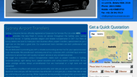 What Sydneylimousineservice.com website looked like in 2016 (7 years ago)