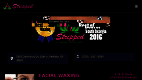 What Strippedwaxing.com website looked like in 2016 (7 years ago)