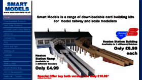 What Smartmodels.co.uk website looked like in 2016 (7 years ago)