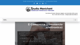 What Studiomenichetti.it website looked like in 2016 (7 years ago)