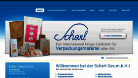What Scharl-verpackung.at website looked like in 2016 (7 years ago)