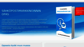 What Sahkopostimarkkinointi.info website looked like in 2016 (7 years ago)