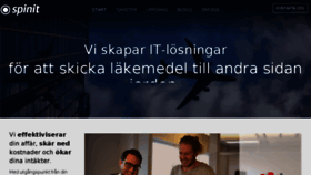 What Spinit.se website looked like in 2016 (9 years ago)
