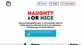 What Socialsanta.co website looked like in 2016 (7 years ago)